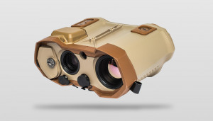 Left view: STALKER from Optics 1, lightweight, handheld, day/night target acquisition, surveillance and reconnaissance device